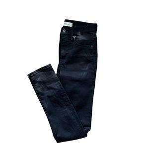 Madewell 9” High-Rise Black Skinny Jeans Size 23 EUC